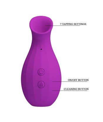 PRETTY LOVE - MAGIC BOTTLE SUCCIONADOR DE CLÍTORIS RECARGABLE MORADO