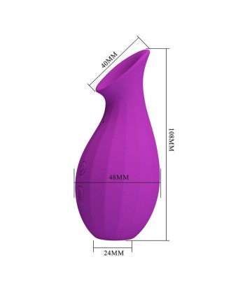 PRETTY LOVE - MAGIC BOTTLE SUCCIONADOR DE CLÍTORIS RECARGABLE MORADO