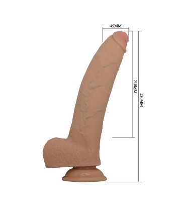PRETTY LOVE - FABIAN DILDO FLEXIBLE CON VENTOSA CARNE