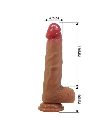 PRETTY LOVE - YETI ARNÉS STRAP-ON CON DILDO Y VENTOSA CARNE