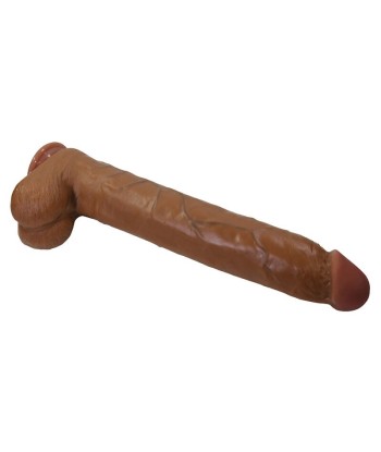 PRETTY LOVE - DANY DILDO REALÍSTICO FLEXIBLE CON VENTOSA 36 CM -Ø- 5,6 CM MARRÓN
