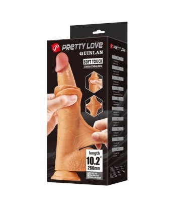 PRETTY LOVE - QUINLAN DILDO REALÍSTICO 26 CM Ø 5,5 CM COLOR NATURAL