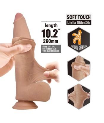 PRETTY LOVE - QUINLAN DILDO REALÍSTICO 26 CM Ø 5,5 CM COLOR NATURAL