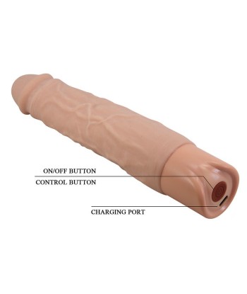 PRETTY LOVE - KESSLER DILDO VIBRADOR REALISTA 10 MODOS DE VIBRACIÓN Y 10 DE EMPUJE 22 CM NATURAL