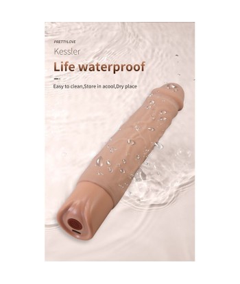 PRETTY LOVE - KESSLER DILDO VIBRADOR REALISTA 10 MODOS DE VIBRACIÓN Y 10 DE EMPUJE 22 CM NATURAL