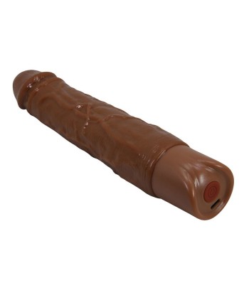 PRETTY LOVE - KESSLER DILDO VIBRADOR REALISTA 10 MODOS DE VIBRACIÓN Y 10 DE EMPUJE 22 CM MARRÓN
