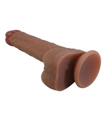 PRETTY LOVE - JONATHAN VIBRADOR REALÍSTICO CON EMPUJE MARRÓN CONTROL REMOTO
