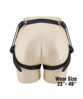PRETTY LOVE - ARNÉS UNIVERSAL TIPO BRAGA PARA STRAP-ON NEGRO Y AZUL