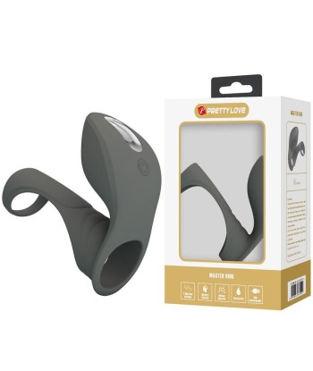 PRETTY LOVE - ANILLO VIBRADOR RECARGABLE CON DOBLE ESTIMULADOR