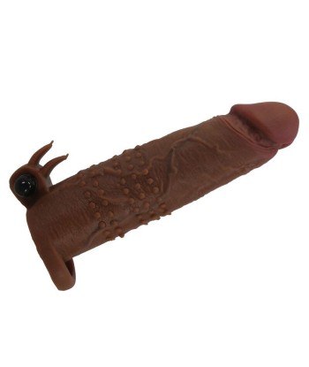 PRETTY LOVE - QUILLON FUNDA PARA PENE VIBRADORA 20 CM Ø 4 CM COLOR MARRÓN
