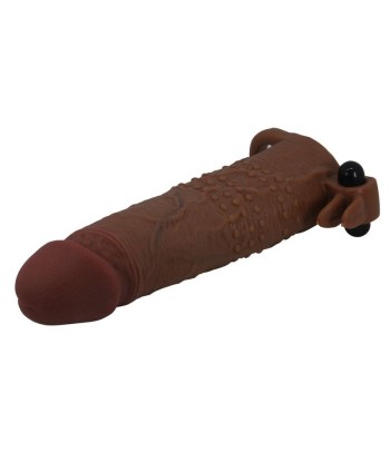 PRETTY LOVE - QUILLON FUNDA PARA PENE VIBRADORA 20 CM Ø 4 CM COLOR MARRÓN
