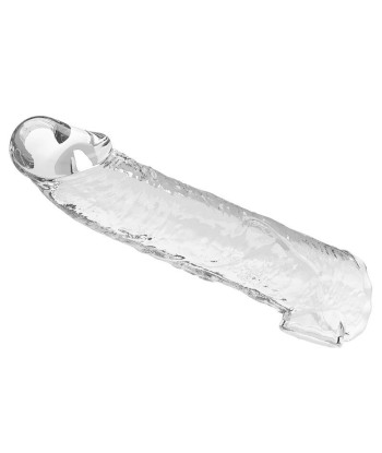 PRETTY LOVE - FUNDA EXTENSORA PARA PENE AJUSTABLE 26 CM Ø 4 CM COLOR TRANSPARENTE