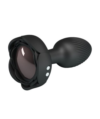 PRETTY LOVE - PLUG ANAL VIBRADOR 10 MODOS RECARGABLE NEGRO