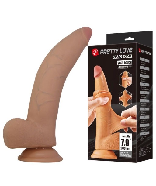PRETTY LOVE - XANDER DILDO REALÍSTICO 20 CM Ø 5 CM COLOR NATURAL