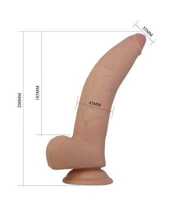 PRETTY LOVE - XANDER DILDO REALÍSTICO 20 CM Ø 5 CM COLOR NATURAL