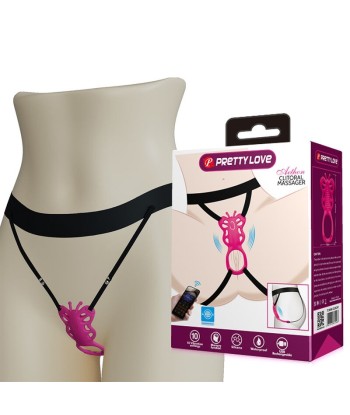 PRETTY LOVE - BUTTERFLY MASAJEADOR TANGA APP CONTROL ROSA