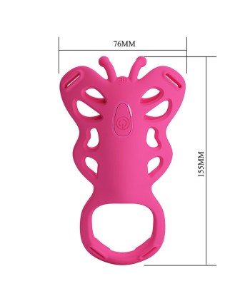PRETTY LOVE - BUTTERFLY MASAJEADOR TANGA APP CONTROL ROSA