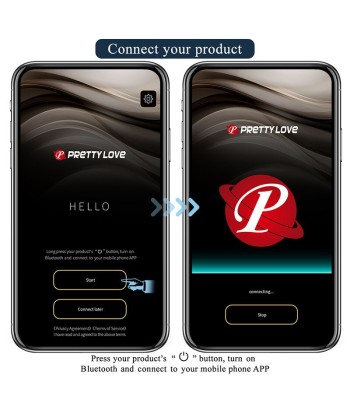PRETTY LOVE - BUTTERFLY MASAJEADOR TANGA APP CONTROL ROSA