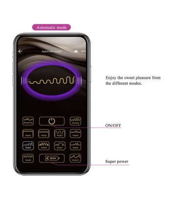 PRETTY LOVE - HAZELYNN MASAJEADOR APP CONTROL 12 FUNCIONES ROSA