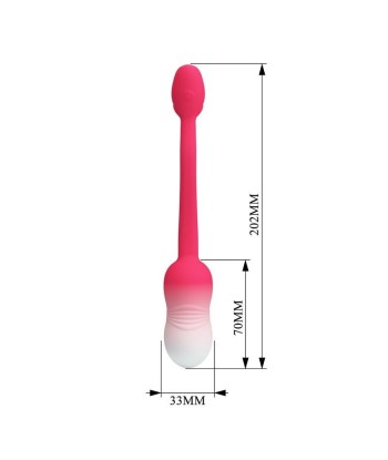 PRETTY LOVE - HUEVO VIBRADOR PULSEN CONTROL APP 12 FUNCIONES RECARGABLE USB ROSA