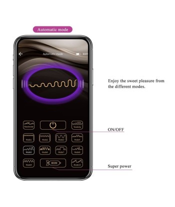 PRETTY LOVE - HUEVO VIBRADOR PULSEN CONTROL APP 12 FUNCIONES RECARGABLE USB ROSA