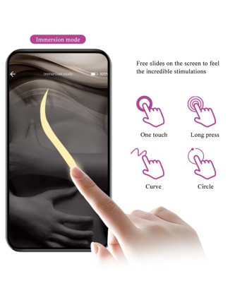 PRETTY LOVE - HUEVO VIBRADOR PULSEN CONTROL APP 12 FUNCIONES RECARGABLE USB VERDE-AMARILLO