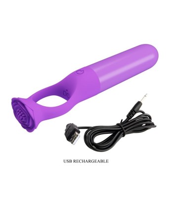 PRETTY LOVE - GIANA MINI MASAJEADOR VIBRADOR RECARGABLE MORADO