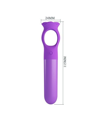 PRETTY LOVE - GIANA MINI MASAJEADOR VIBRADOR RECARGABLE MORADO