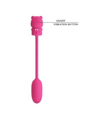 PRETTY LOVE - OLSON HUEVO VIBRADOR CON MANDO POR CABLE RECARGABLE ROSA