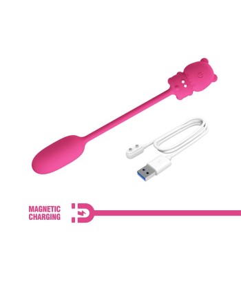 PRETTY LOVE - OLSON HUEVO VIBRADOR CON MANDO POR CABLE RECARGABLE ROSA