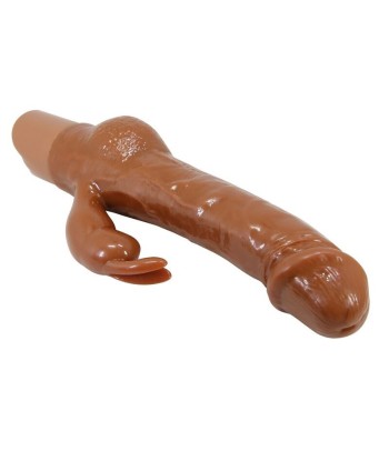 PRETTY LOVE - ELLISON VIBRADOR RABBIT REALÍSTICO 22,6 CM Ø 4,2 CM COLOR MARRÓN