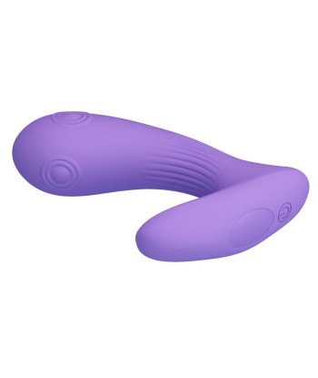 PRETTY LOVE - ANDROMEDA VIBRADOR DE DOBLE ESTIMULACIÓN RECARGABLE MORADO