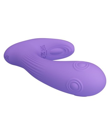 PRETTY LOVE - ANDROMEDA VIBRADOR DE DOBLE ESTIMULACIÓN RECARGABLE MORADO