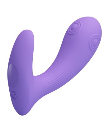 PRETTY LOVE - ANDROMEDA VIBRADOR DE DOBLE ESTIMULACIÓN RECARGABLE MORADO