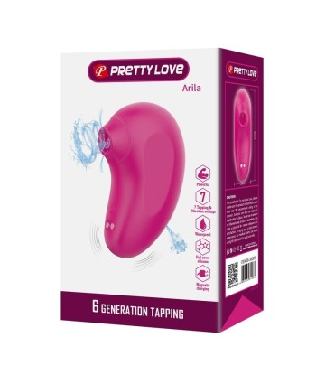 PRETTY LOVE - ARILA SUCCIONADOR DE CLÍTORIS CON VIBRACIÓN RECARGABLE ROSA