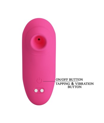 PRETTY LOVE - ARILA SUCCIONADOR DE CLÍTORIS CON VIBRACIÓN RECARGABLE ROSA