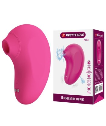 PRETTY LOVE - ARILA SUCCIONADOR DE CLÍTORIS CON VIBRACIÓN RECARGABLE ROSA