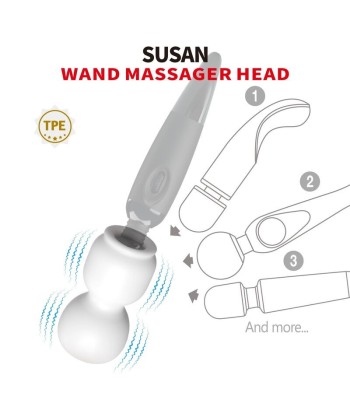 PRETTY LOVE - SUSAN CABEZAL POWER HEAD PARA MASAJEADOR VARITA Ø 6,5 CM