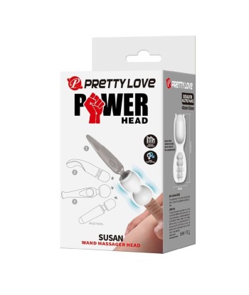 PRETTY LOVE - SUSAN CABEZAL POWER HEAD PARA MASAJEADOR VARITA Ø 6,5 CM