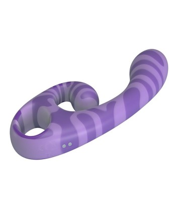 PRETTY LOVE - SUMMER VIBRADOR DOBLE CON ASA 19 CM Ø 3,5 CM MORADO