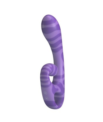 PRETTY LOVE - SUMMER VIBRADOR DOBLE CON ASA 19 CM Ø 3,5 CM MORADO