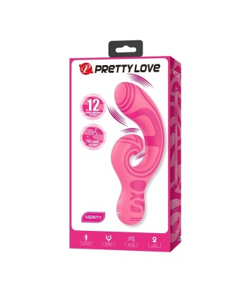 PRETTY LOVE - VERITY MASAJEADOR DOBLE RECARGABLE USB