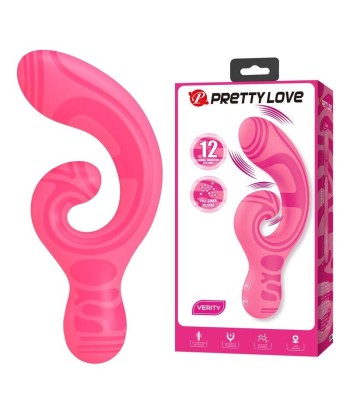PRETTY LOVE - VERITY MASAJEADOR DOBLE RECARGABLE USB