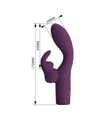 PRETTY LOVE - OLIVIA VIBRADOR RABBIT RECARGABLE 10 FUNCIONES