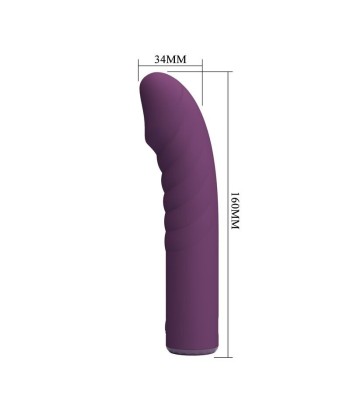 PRETTY LOVE - RYLAND VIBRADOR RECARGABLE 10 FUNCIONES MORADO
