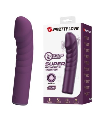 PRETTY LOVE - RYLAND VIBRADOR RECARGABLE 10 FUNCIONES MORADO