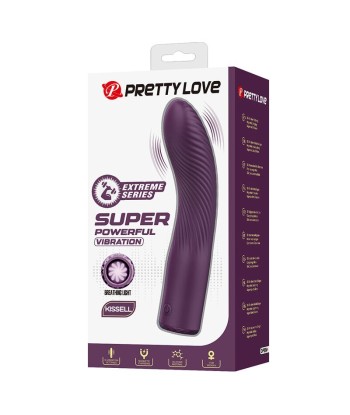 PRETTY LOVE - KISSELL VIBRADOR RECARGABLE 10 FUNCIONES MORADO