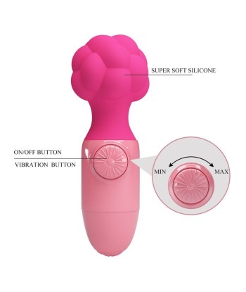 PRETTY LOVE - ANWEN MINI MASAJEADOR RECARGABLE ROSA