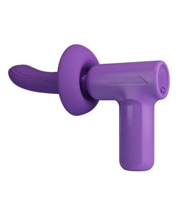 PRETTY LOVE - VITO PISTOLA DE MASAJE CON EMPUJE 5 MODOS MORADO