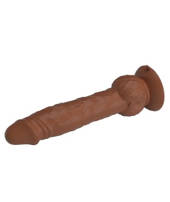 PRETTY LOVE - EREN DILDO VIBRADOR CON EMPUJE 20,5 CM Ø 4,5 CM MARRÓN